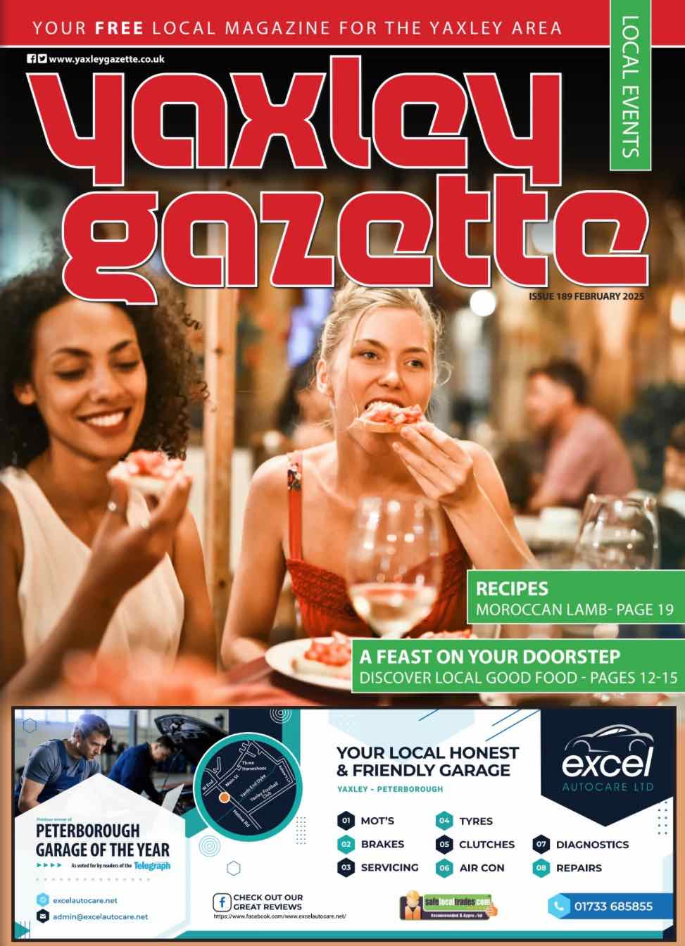 Yaxley Gazette February 2025 cover