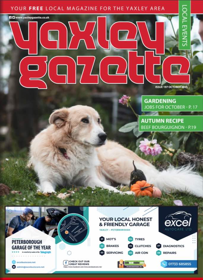 Yaxley Gazette October 2025 cover