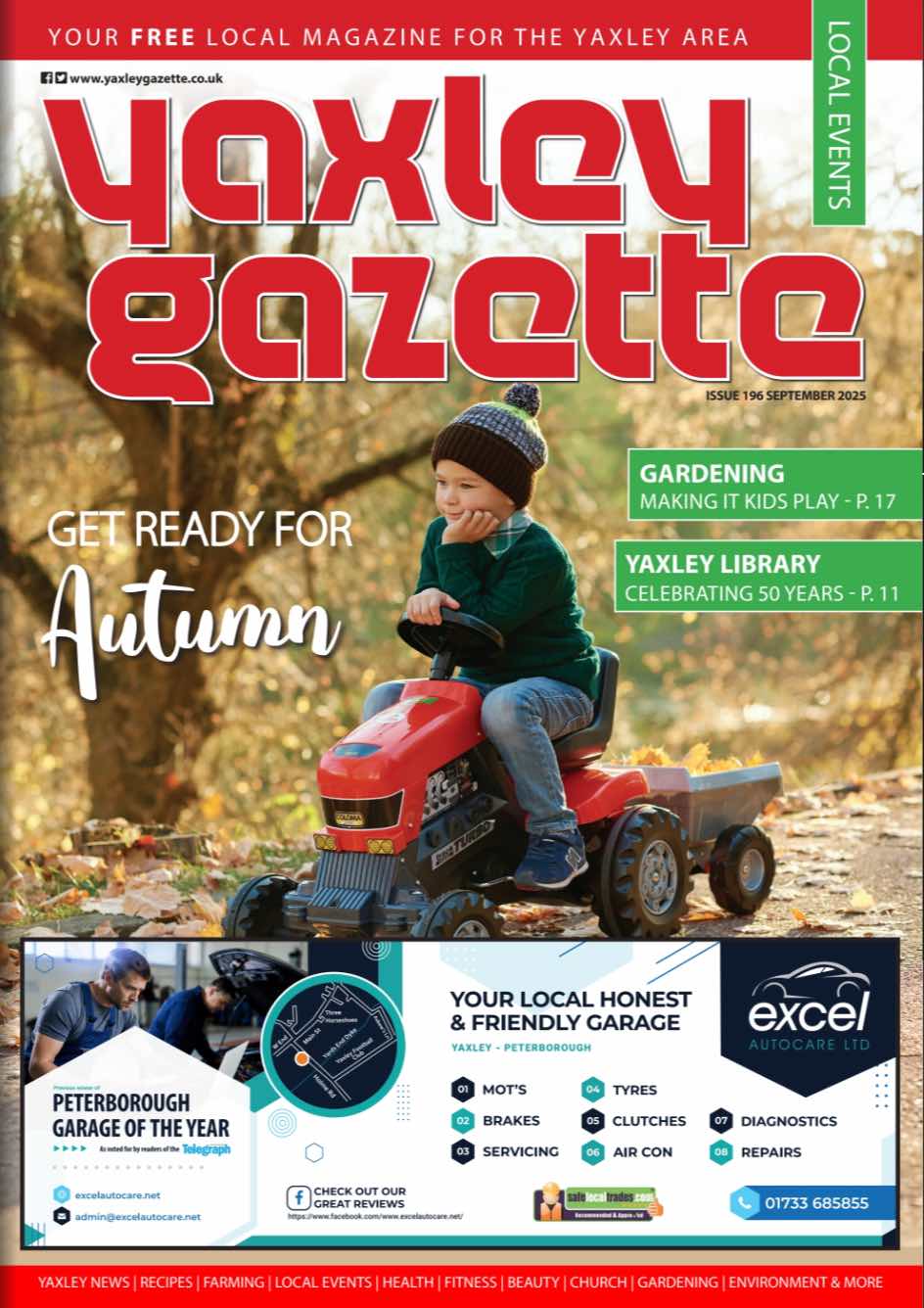 Yaxley Gazette September 2025 cover