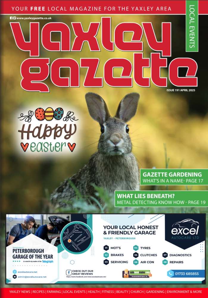 Yaxley Gazette April 2025 cover