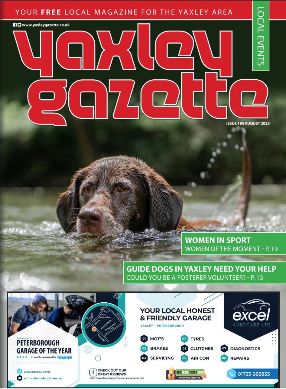 Yaxley Gazette August 2025 cover