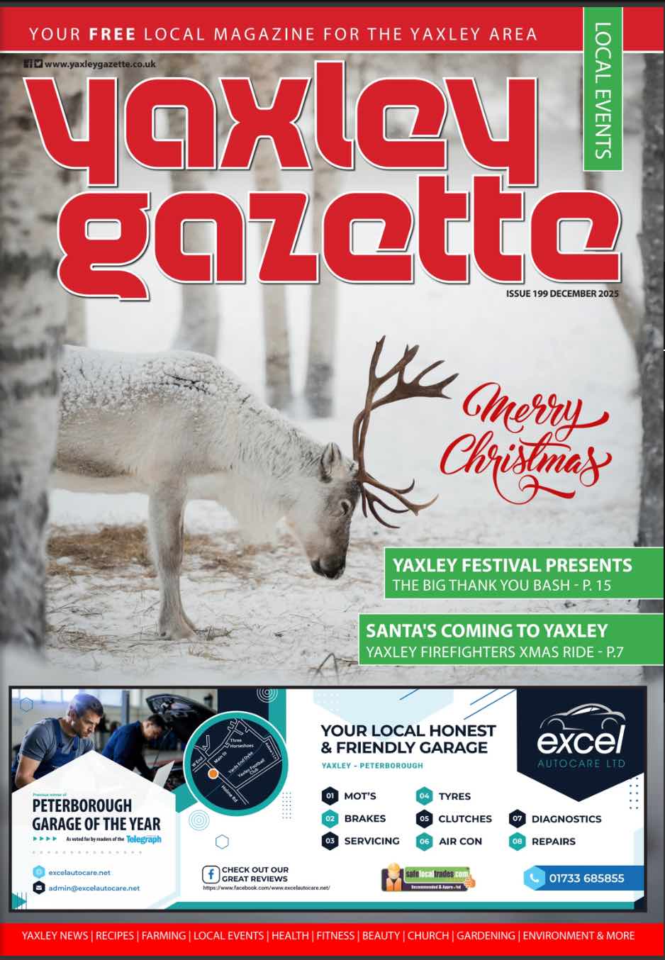 Yaxley Gazette December 2025 cover