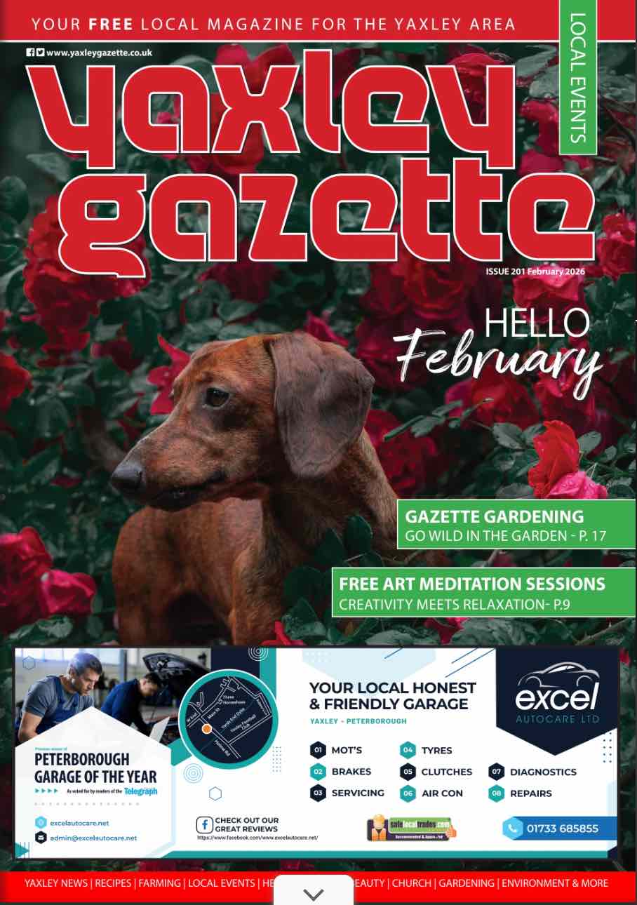 Yaxley Gazette February 2026 cover