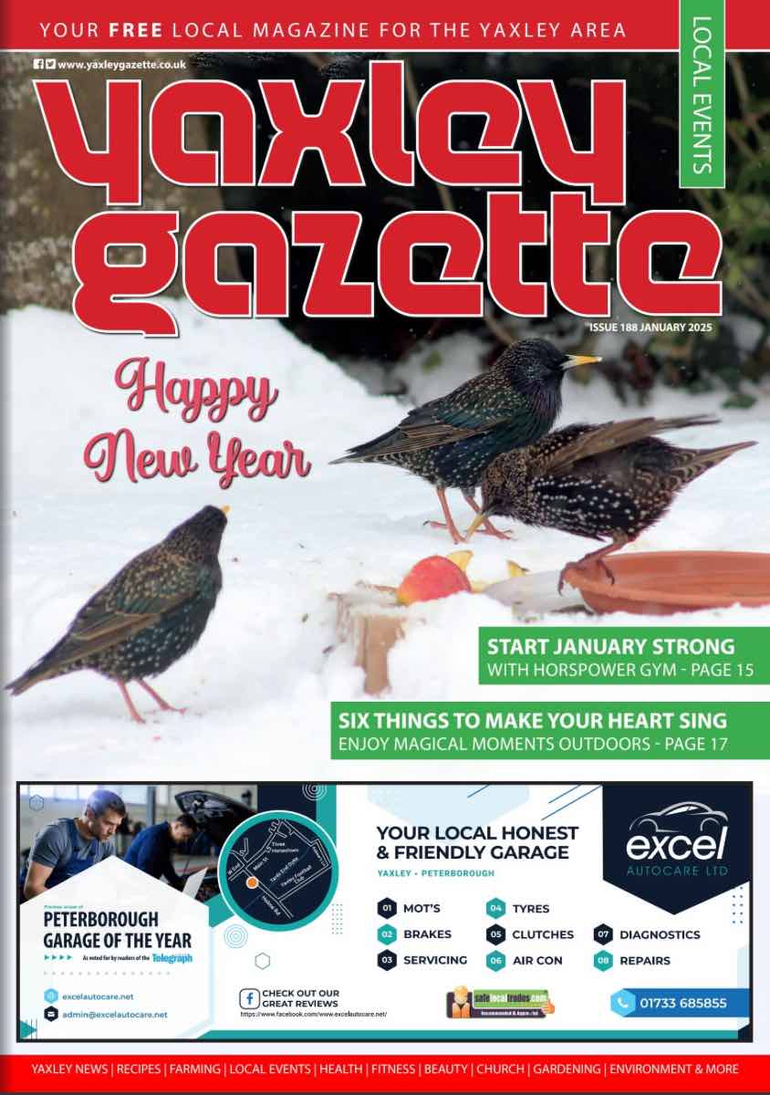 Yaxley Gazette January 2025 cover