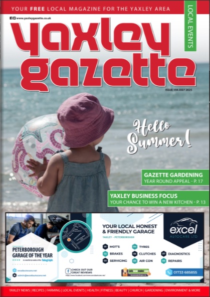 Yaxley Gazette July 2025 cover