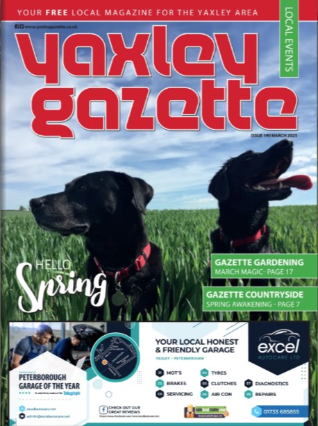 Yaxley Gazette March 2025 cover